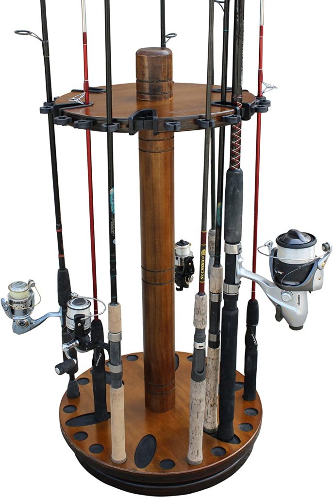 Rush Creek Creations Round Spinning Fishing Rod Rack
