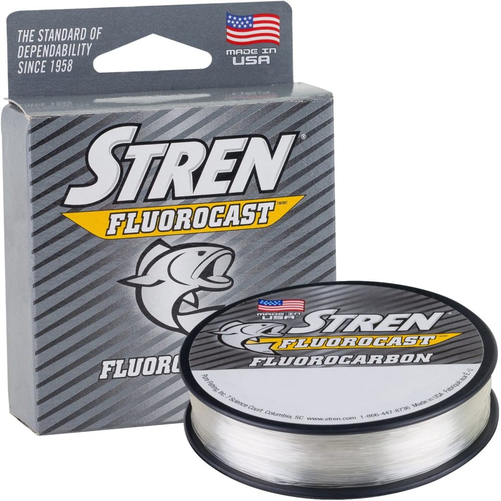 Stren Fluorocast Fluorocarbon fishing line package