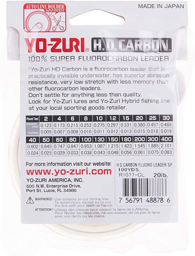 Yo-Zuri H.D. Carbon fishing line