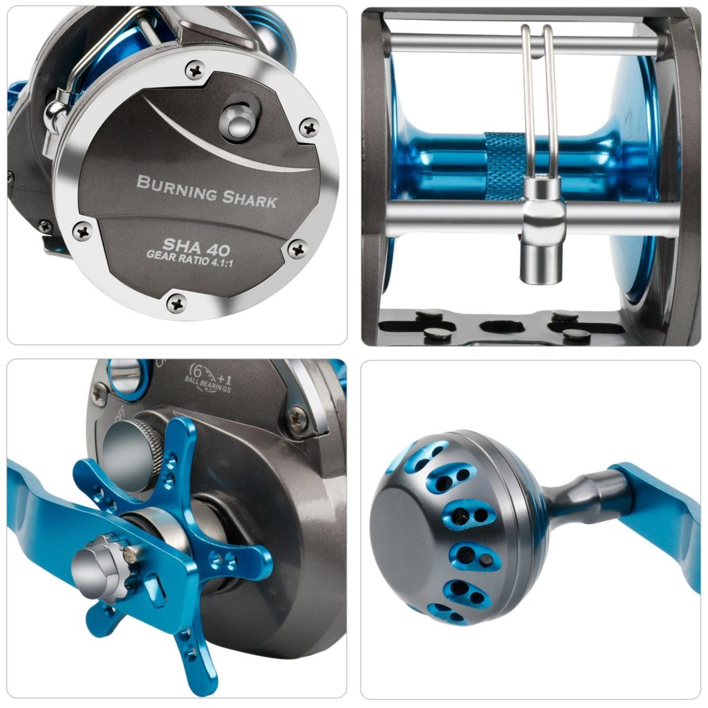 Burning Shark Trolling Reel