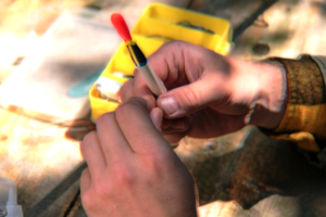 fishing knot tying tool