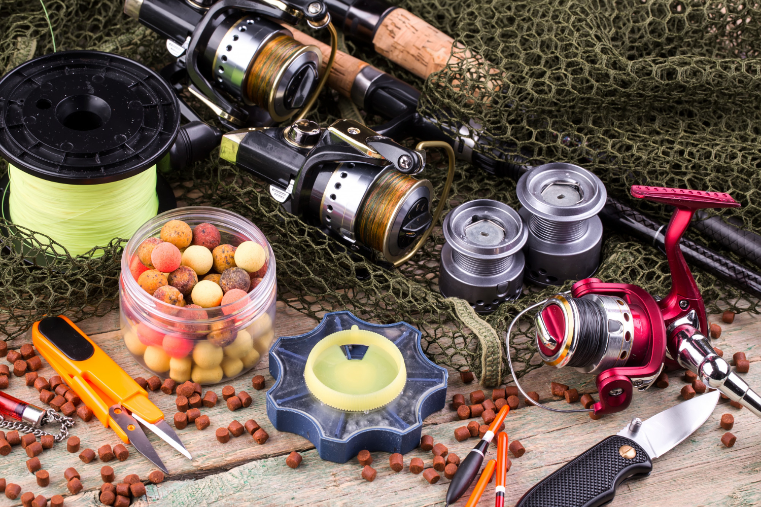 Variety of fishing Reels